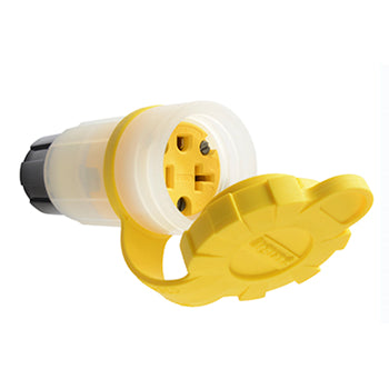 Pass And Seymour Straight Blade IP67 Ground Continuity Monitoring Connector 3-Way 15A 125V (15W47GCM)
