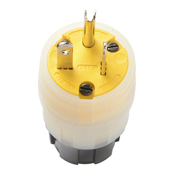 Pass And Seymour Straight Blade IP67 Ground Continuity Monitoring Plug 3-Way 15A 125V (14W47GCM)