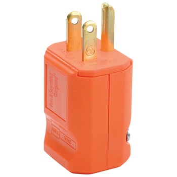 Pass And Seymour Straight Blade Plug 3-Way 15A125V Orange (PS5965O)
