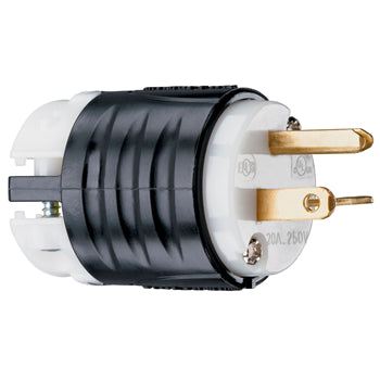 Pass And Seymour Straight Blade Plug 3-Way 20A 250V Brown And White (PS5466X)