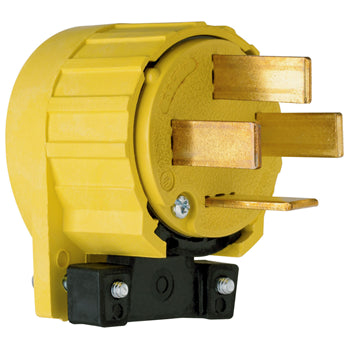 Pass And Seymour Straight Blade Plug 4P/4W 60A 3P Yellow 120/208V (8302AN)
