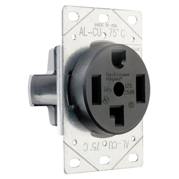 Pass And Seymour Straight Blade Receptacle 30A 125/250V Three Pole 4 Wire (3864)