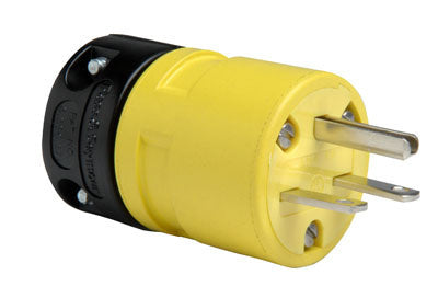 Pass And Seymour Straight Blade Rubber Plug 15A 250V 6-15P (1449)