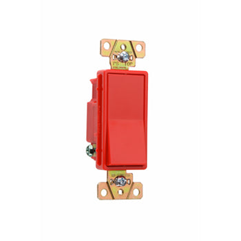 Pass And Seymour Switch Decorator 1P 20A 120/277V Grounded Red (2621RED)