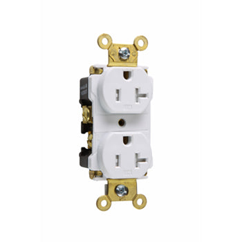 Pass And Seymour Tamper-Resistant Receptacle 20A 125V White (TR63W)