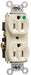 Pass And Seymour Tamper-Resistant Compact Hospital Grade Duplex Receptacle 15A 125V Ivory (TR8200HI)