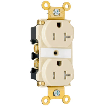 Pass And Seymour Tamper-Resistant Receptacle 20A 125V Ivory (TR63I)