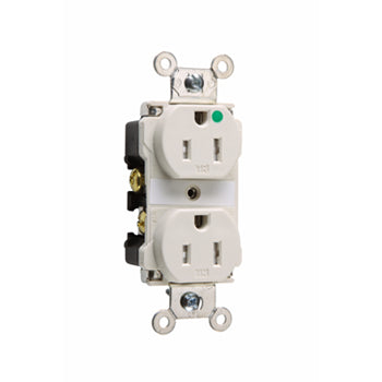 Pass And Seymour Tamper-Resistant Hospital Receptacle 15A 125V Light Almond (TR62HLA)