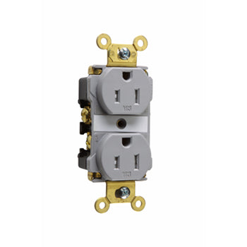 Pass And Seymour Tamper-Resistant Receptacle 15A 125V Gray (TR62GRY)