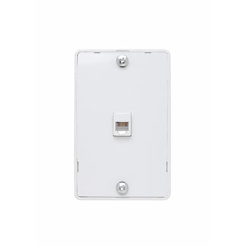 Pass And Seymour Telephone Outlet 4-Wire Wall Mount (WMTE14W)