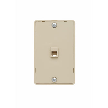 Pass And Seymour Telephone 1 Outlet 4-Wire Wall Mount (WMTE14I)