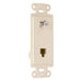 Pass And Seymour Telephone 2 Outlet 4W Ivory (26TELTVICC10)