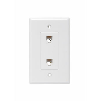 Pass And Seymour Telephone 2 Outlet 6Wire (26TE26W)