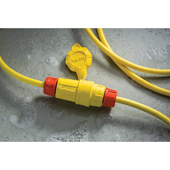 Pass And Seymour Turnlok Connector IP67 30A 277V L730-R Yellow Anti-Microbial (29W49AM)