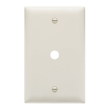 Pass And Seymour Tm Plate 1-Gang Telephone Orange Cable Box Light Almond (TP11LA)