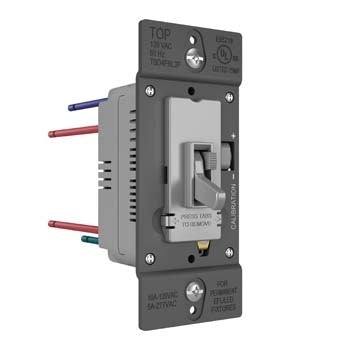 Pass And Seymour Toggle Slide Dimmer 0-10V Fluorescent /LED Gray (TSD4FBL3PGRY)