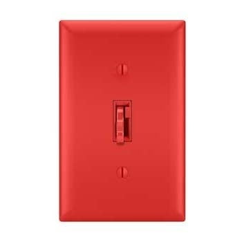 Pass And Seymour Toggle Slide Dimmer 0-10V Fluorescent /LED Red (TSD4FBL3PRED)