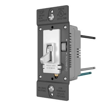 Pass And Seymour Toggle Slide Dimmer 0-10V Fluorescent /LED White (TSD4FBL3PW)