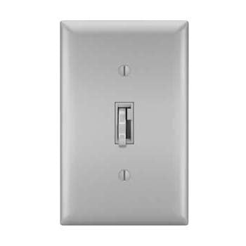 Pass And Seymour Toggle Slide Dimmer Compact Fluorescent /LED Single Pole/3-Way 250W Gray SSL7A (TSDSSL7APGRY)