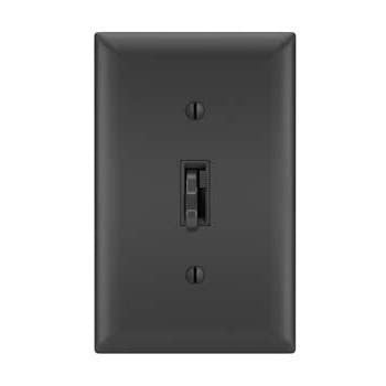 Pass And Seymour Toggle Slide Dimmer Low Voltage Single Pole/3-Way 700Va Black (TSDLV703PBK)