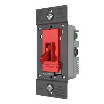 Pass And Seymour Toggle Slide Dimmer Low Voltage Single Pole/3-Way 700Va Red (TSDLV703PRED)
