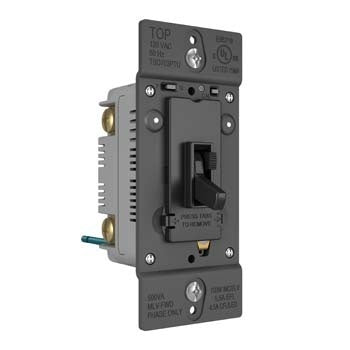 Pass And Seymour Toggle Slide Dimmer Tru Universal Single Pole/3-Way 450W Black (TSD703PTUBK)