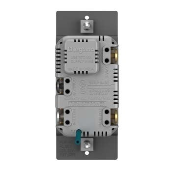 Pass And Seymour Toggle Slide Dimmer Tru Universal Single Pole/3-Way 450W Black (TSD703PTUBK)