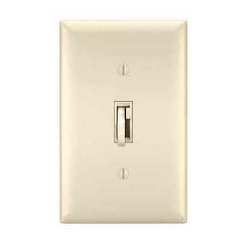 Pass And Seymour Toggle Slide Dimmer Tru Universal Single Pole/3-Way 450W Light Almond (TSD703PTULA)