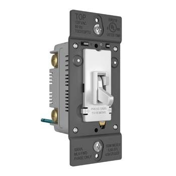 Pass And Seymour Toggle Slide Dimmer Tru Universal Single Pole/3-Way 450W White (TSD703PTUW)