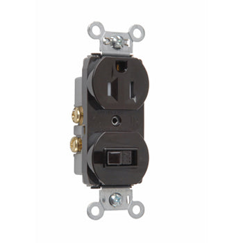 Pass And Seymour Tamper-Resistant Combination 1P Switch And Receptacle 15A/120V (691TR)