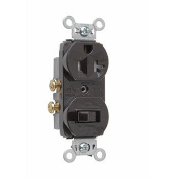 Pass And Seymour Tamper-Resistant Combination 1P Switch And Receptacle 20A/120V (671TR)