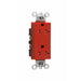 Pass And Seymour Tamper-Resistant Decorator Receptacle 20A 125V Side And Back Wire Red (TR26362RED)