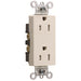 Pass And Seymour Tamper-Resistant Decorator Receptacle 15A 125V Side Wire Light Almond (TR26242LA)