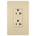 Pass And Seymour Tamper-Resistant Decorator Receptacle 20A 125V Side And Back Wire Ivory (TR26352I)