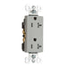 Pass And Seymour Tamper-Resistant Decorator Receptacle 20A 125V Side Wire Gray (TR26342GRY)
