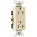 Pass And Seymour Tamper-Resistant Decorator Receptacle 20A 125V Side Wire Ivory (TR26342I)