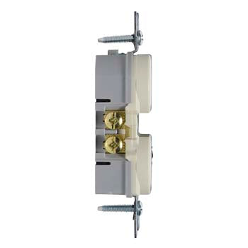 Pass And Seymour Tamper-Resistant Duplex Receptacle 15A/125V Light Almond (3232TRLA)