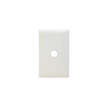 Pass And Seymour Trademaster Plate 1-Gang 5/8 Diameter White (TP60W)