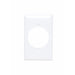 Pass And Seymour Trademaster Plate 1-Gang Power Outlet White (TP724W)
