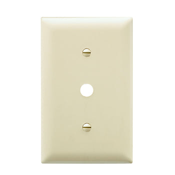 Pass And Seymour Trademaster Plate 1-Gang Telephone Orange Cable Straight White (TP12W)