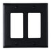 Pass And Seymour Trademaster Plate 2-Gang 2 Decorator Black (TP262BK)