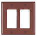 Pass And Seymour Trademaster Plate 2-Gang 2 Decorator Brown (TP262)