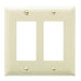 Pass And Seymour Trademaster Plate 2-Gang 2 Decorator Ivory (TP262I)