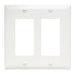 Pass And Seymour Trademaster Plate 2-Gang 2 Decorator White (TP262W)