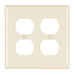 Pass And Seymour Trademaster Plate 2-Gang 2 Duplex Light Almond (TP82LA)