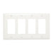 Pass And Seymour Trademaster Plate 4-Gang 4 Decorator White (TP264W)