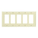 Pass And Seymour Trademaster Plate 5-Gang 5 Decorator Black (TP265BK)