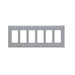 Pass And Seymour Trademaster Plate 6-Gang 6 Decorator Gray (TP266GRY)