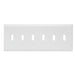 Pass And Seymour Trademaster Plate 6-Gang 6 Toggle White (TP6W)