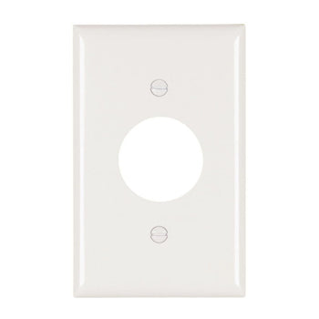 Pass And Seymour Trademaster Plate 1-Gang 1 Single Receptacle White (TP7W)